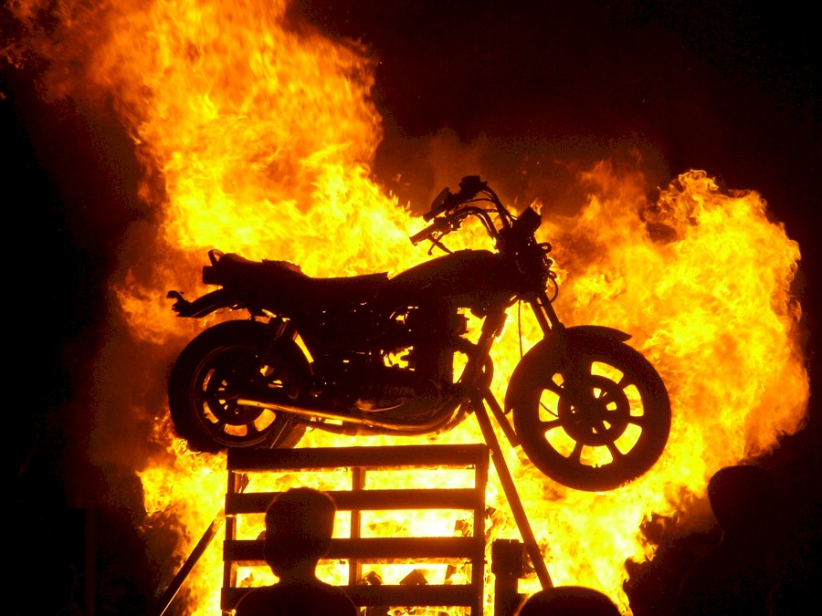 The Burning Bike